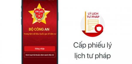 Cấp Phiếu lý lịch tư pháp trên ứng dụng định danh VNeID